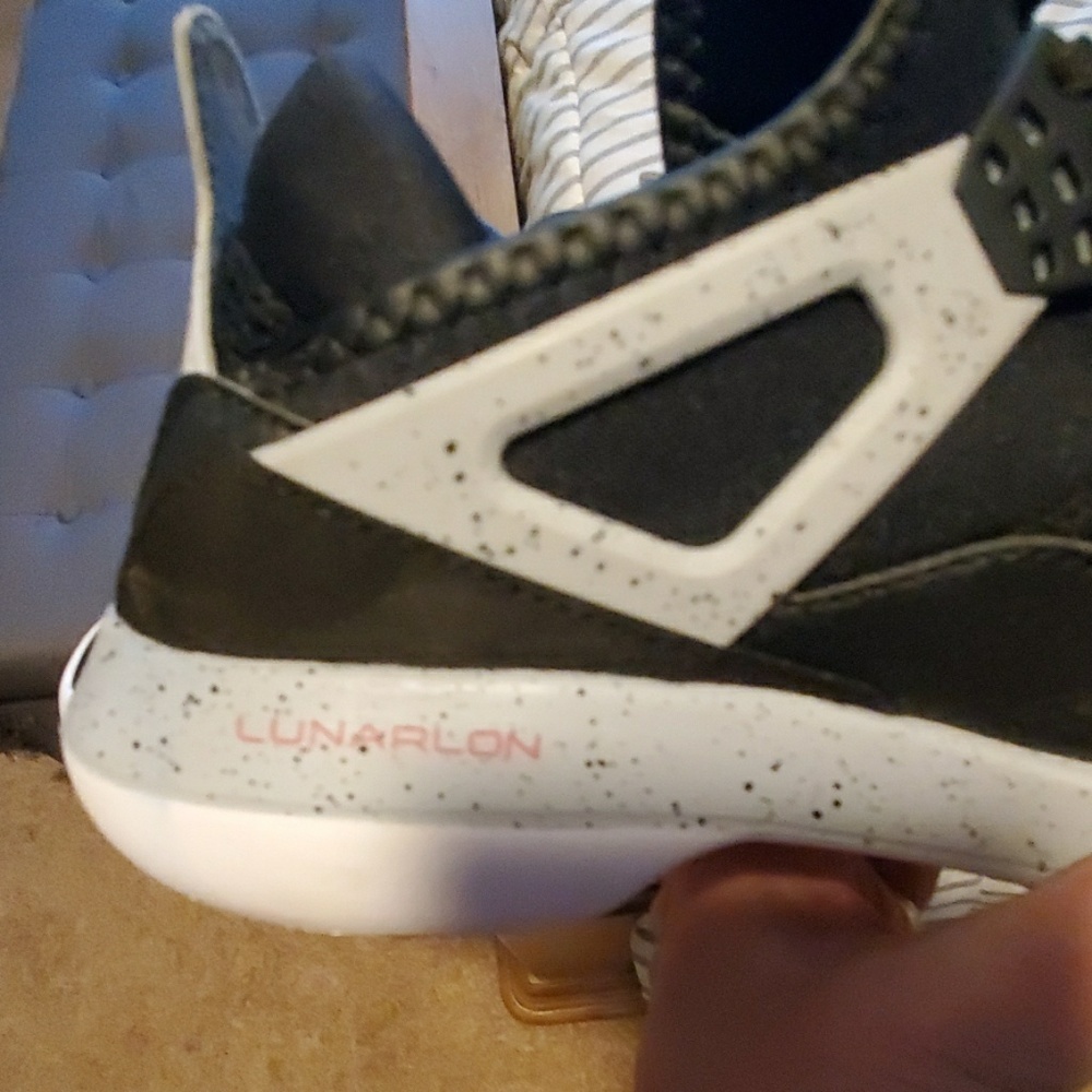 Jordan Fly 89 Black Cement Lunarlon - Picture 2 of 6